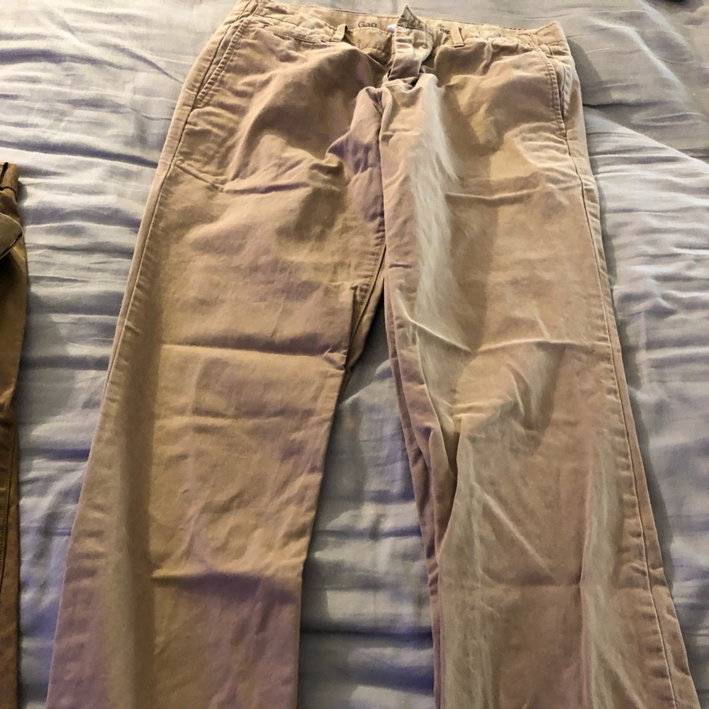 Gap lived in slim fit stretch khakis
